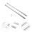 Handtuchhalter Silber 1 Satz 40x11x4,5 Cm 3