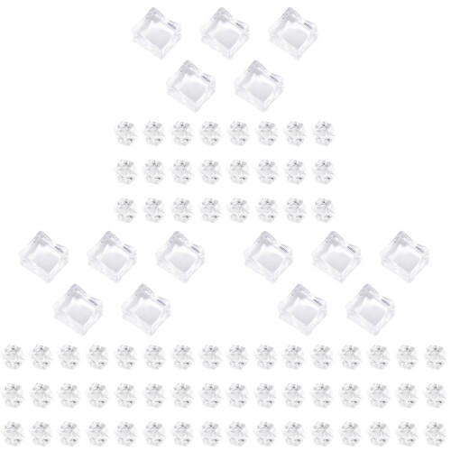 3 Sets Simulierte Eiswürfel Aus Für 2