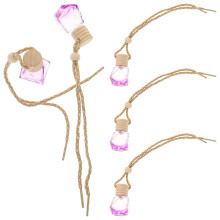5St Rosé Car Perfume Bottle Pendant Essentiële Diffuser Decor