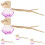 5St Rosé Car Perfume Bottle Pendant Essentiële Diffuser Decor 7