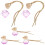 5St Rosé Car Perfume Bottle Pendant Essentiële Diffuser Decor 6