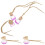 5St Rosé Car Perfume Bottle Pendant Essentiële Diffuser Decor 2