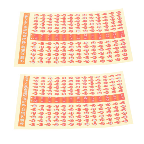 2 Stk. Gitarren Griffbrett Sticker Für Und