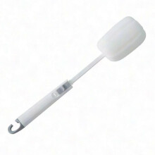 (Pink)Long Handle Telescopic Glass Cup Bottle Sponge Brush for Kitchen Cleaning