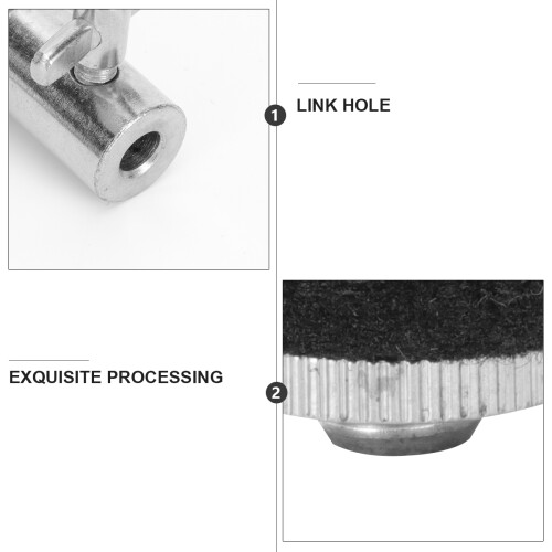 Hi-Hat Koppeling 2 Stuks Metaal -Up/Tear-Down Voor Jazz Drummers 2