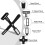 (black) 5 in 1 Multi-Function Magnet Stick 3D Magnetic Cat Eye Gel Polish Nail Tool 2