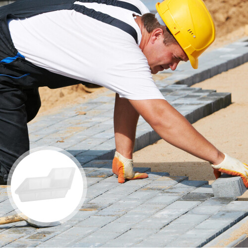Pavement Mallen Voor Padvorming Wit PP Duurzaam Ontwerp 1 Set 2