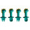 2 Sets Siliconen Lepels En Voor Baby Training 2