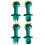 2 Sets Siliconen Lepels En Voor Baby Training 5