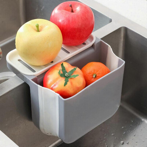 (Pink) . Shelf Suction Cup . Hanging Drain Basket Bowl Sponge Holder 1