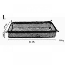 (Mesh bag L only) Outdoor Cookware Hanging Rack with Under Net Bag Hanging Organizer ...