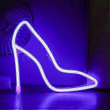(Blue Light) LED High Heels Neon Modeling Lights Bar Cafe Decoration Lights Lights