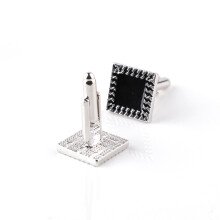 2Stk. Herren Manschettenknöpfe Quadratisch Ergonomisches Design Hochzeit