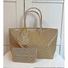 (Yellow,L)New Bag Large Capacity Tote Bag Mother Bag Handbag Gifts -CAN