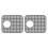 (3,grey)2PCS Silicone Sink Protector - Heat Resistant Kitchen Gadgets for Drain, Folding & Non-Slip 1