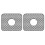 (2,grey)2PCS Silicone Sink Protector - Heat Resistant Kitchen Gadgets for Drain, Folding & Non-Slip 1