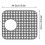 (3,grey)2PCS Silicone Sink Protector - Heat Resistant Kitchen Gadgets for Drain, Folding & Non-Slip 2