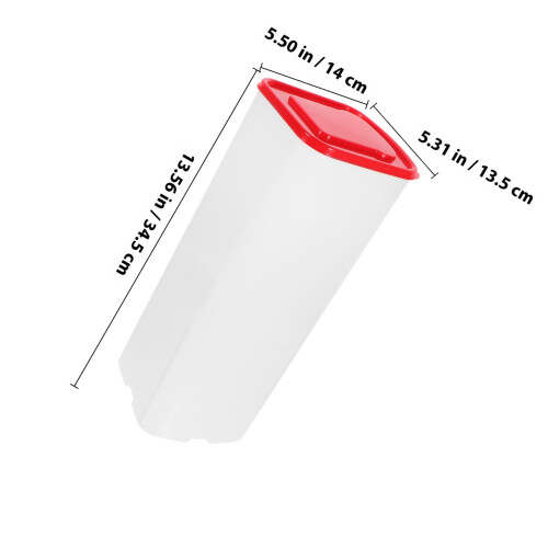 Plastik Aufbewahrer Rot 1 Satz 1