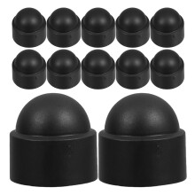 50 Stuks Stofkap Schroef Beveiligingskap 2,10x2,10x2,00 Cm Zwart