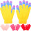 6 Paar Kinderhandschuhe Rot Für Kälteschutz 7