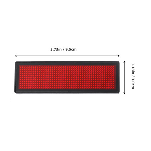 Led Programmierbares Abzeichen Set Namensschild Mode 1