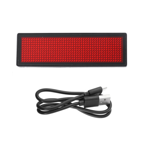 Led Programmierbares Abzeichen Set Namensschild Mode 2