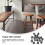 Stuhlbeine Mit Bodenschonern Grau PVC 20 10