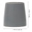 Stuhlbeine Mit Bodenschonern Grau PVC 20 7