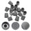 Stuhlbeine Mit Bodenschonern Grau PVC 20 3