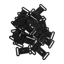 Bra Adjuster Unterwäsche 100 Sets Verschlussklammern Schwarz Farbe