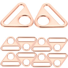 Glide Slide Schnallen Metall Verstellbar Roségold 10er Pack