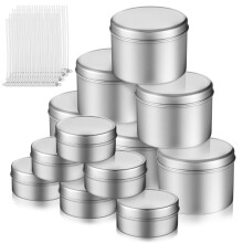 Leere Kerzengläser Dosen Aluminium Herstellungszubehör Reise
