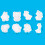 Raindrops Plastik Ausstechformen Cartoon 8 7