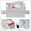 Pvc Anschlussdose Hellgrau Kunststoff 1 Satz 7