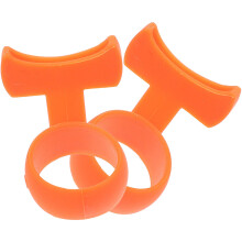 2 Rutschfeste Fingermützen Anfänger Gitarrenplektrum Halter