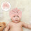 Lace Hat Mütze Neugeborenen Polyester Pink 10