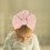 Lace Hat Mütze Neugeborenen Polyester Pink 3