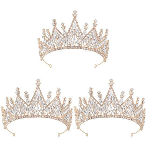 3 Brautkrone Kristall Barock Haarschmuck 2