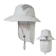 (adult, unisex) Men's Spf 50+ Sun Protection Cap With Wide Brim And Neck Flap Db