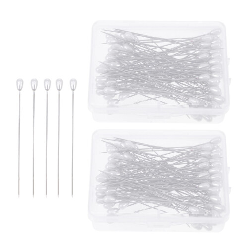 Crafting Pin Gerade Silber 2 Boxen 3 Zoll