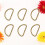 100 Stuks D-Ring Zakjes Ring Halfmaanvormige D-Ring D- 9