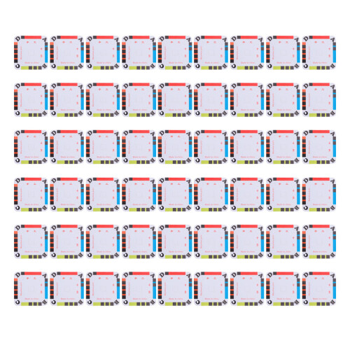 60 Stuks Papkarton Weefkaarten Knutselkaarten Esp Nummer