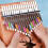 2Sheets Paper Kalimba Note Stickers Thumb Piano Keyboard Scale Decals 7