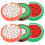6 Decoratie Set Met Cartoon Kaart 9
