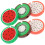 6 Decoratie Set Met Cartoon Kaart 6