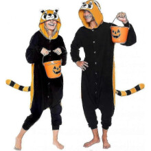 (Small, Red Panda) Adult Halloween Costumes - Plush One-Piece Role Play Costumes - Animals and Sea Creatures for Adults, Women and Men - DSW