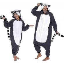 (Large, Lemur) Adult Halloween Costumes - Plush One-Piece Role Play Costumes - Animals and Sea Creatures for Adults, Women and Men - DSW