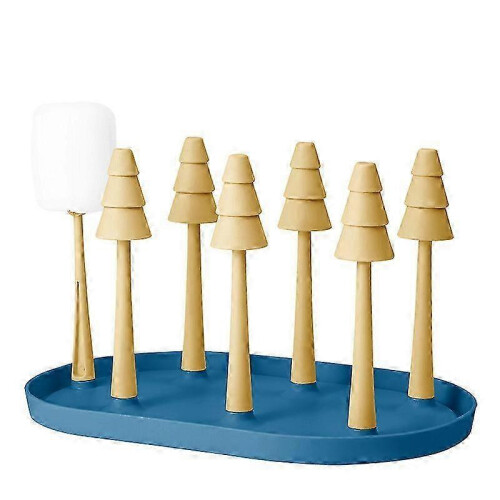 (style1877) Cup Drying Rack with Drain Tray Coffee Mug Rack Bottle rack with Ho...