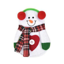 (Love Snowman Knife and Fork Set) Christmas Snowman Knife And Fork Set Holiday Tableware For Birthday Party Gift