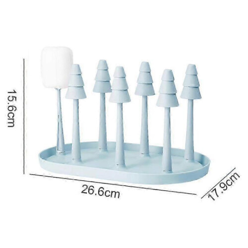 (style1878) Cup Drying Rack with Drain Tray Coffee Mug Rack Bottle rack with Ho... 1